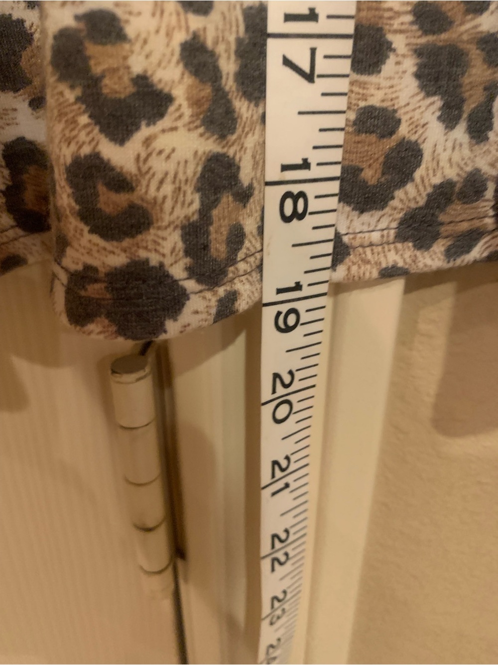 Leopard Print Ruffle Blouse - Picture 5 of 6